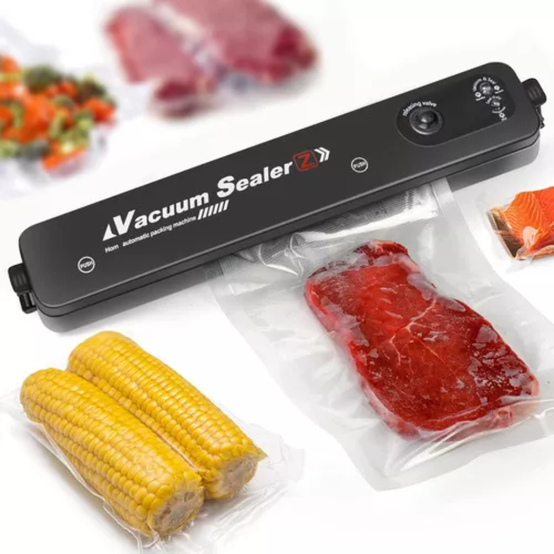 SELLADORA DE ALIMENTOS AL VACIO - Incluye bolsas para sellar.