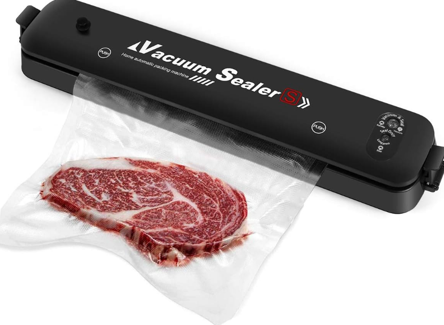 SELLADORA DE ALIMENTOS AL VACIO - Incluye bolsas para sellar.