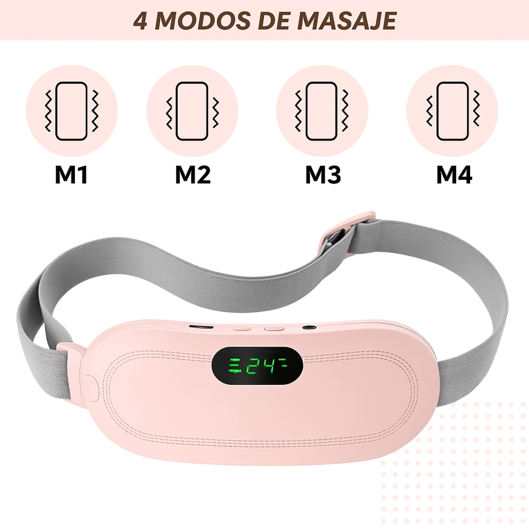 Alivio Menstrual con Masajes y Calor + 10 Parches Detox ¡GRATIS!