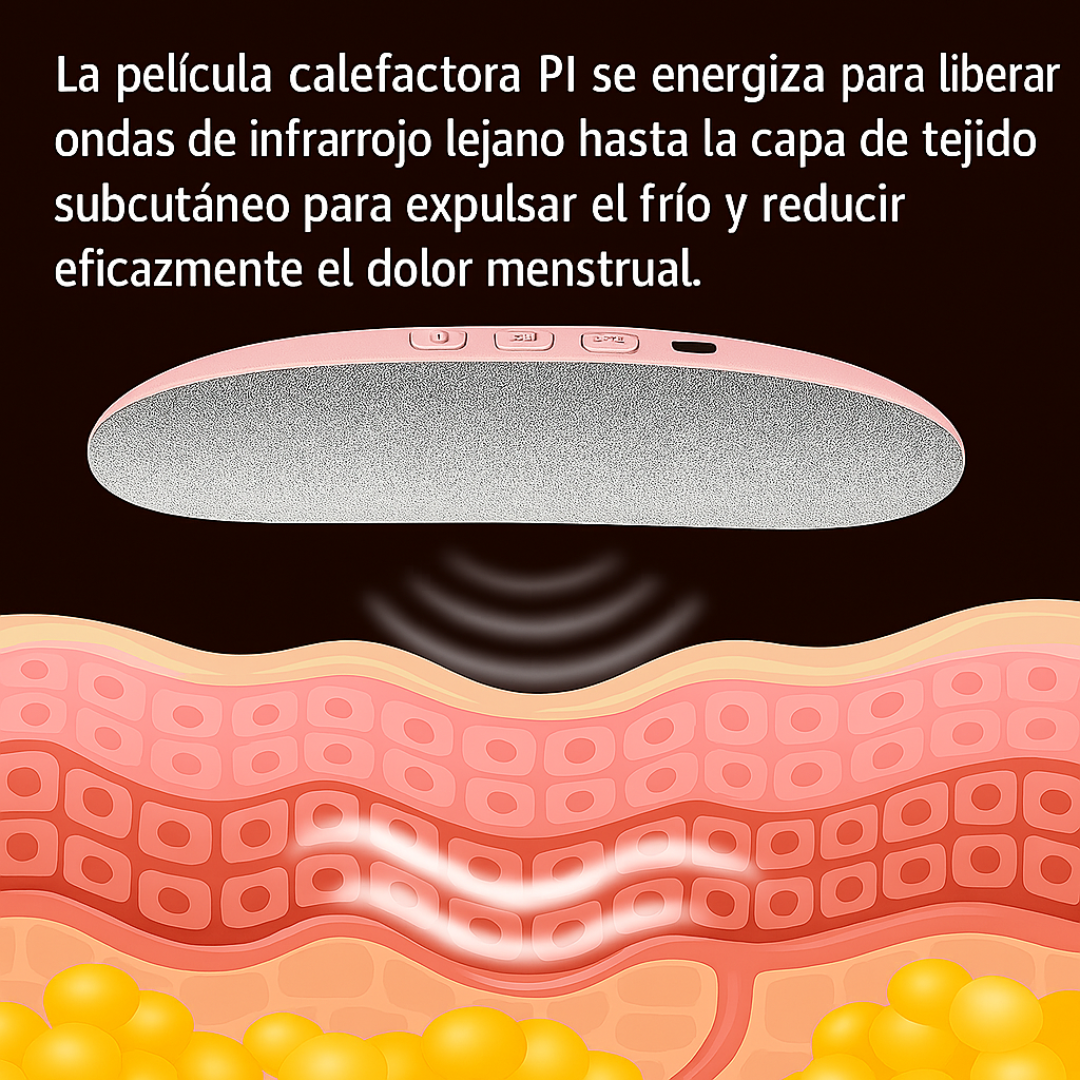 Alivio Menstrual con Masajes y Calor + 10 Parches Detox ¡GRATIS!