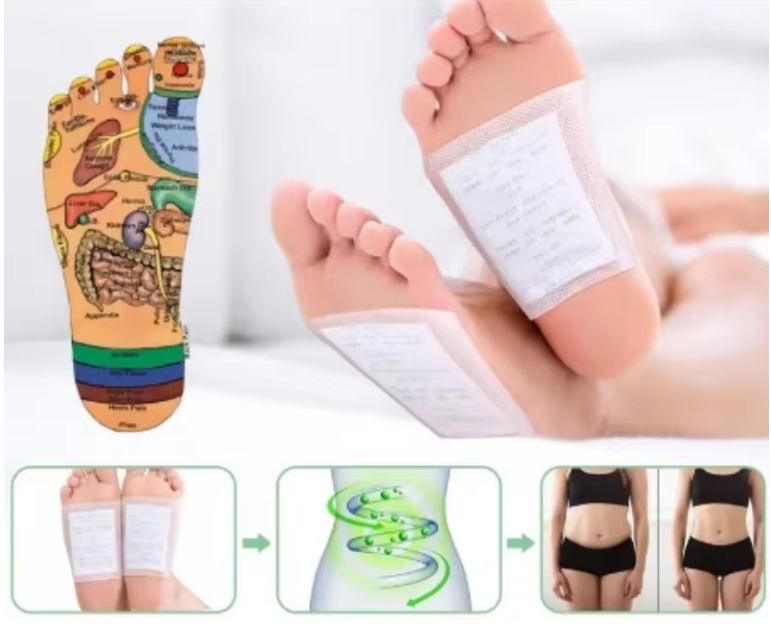 Parches Detox - 3x1 Kinokis para pies.