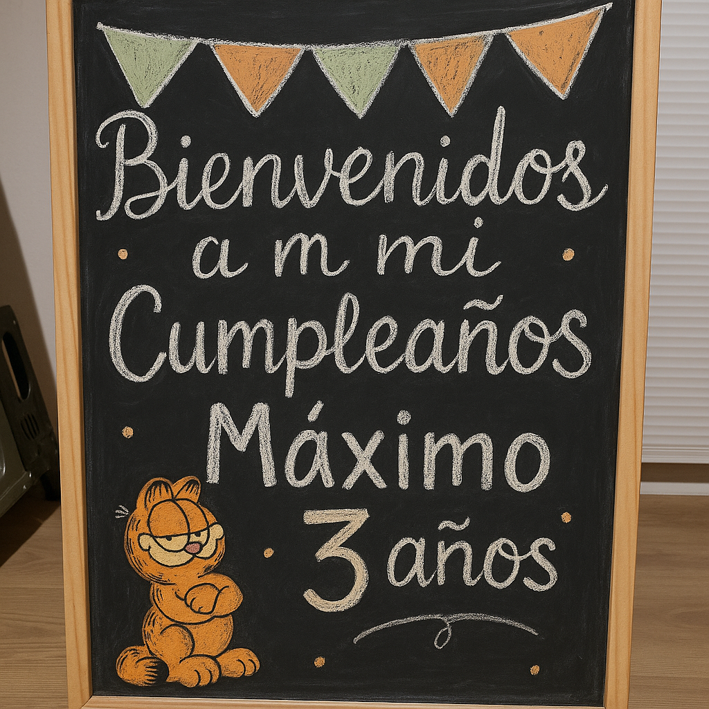 La solución antitablet que usan las mamás - Pizarra Adhesiva Tiza Niños