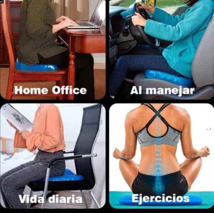 Cojín de Gel Ortopédico – Confort para Sillas y Oficinas