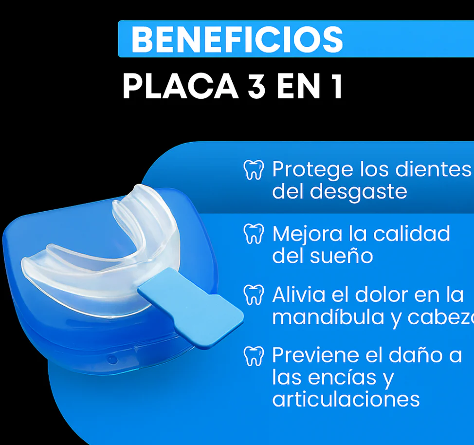 F - Placa Anti bruxismo Apnea Y ronquido