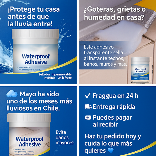 ¡Sella goteras antes del próximo temporal!