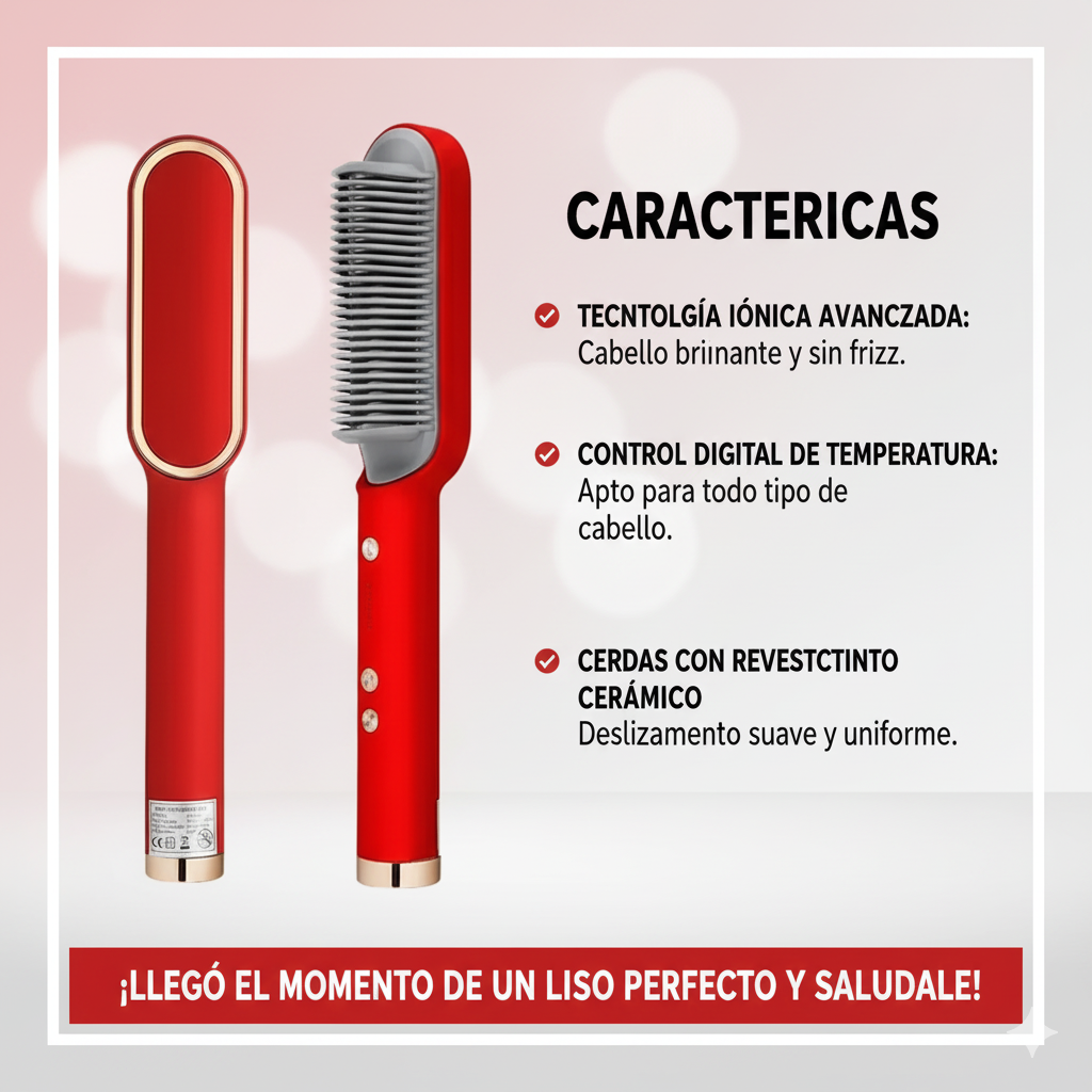 PEINE  ELECTRICO ALISADOR